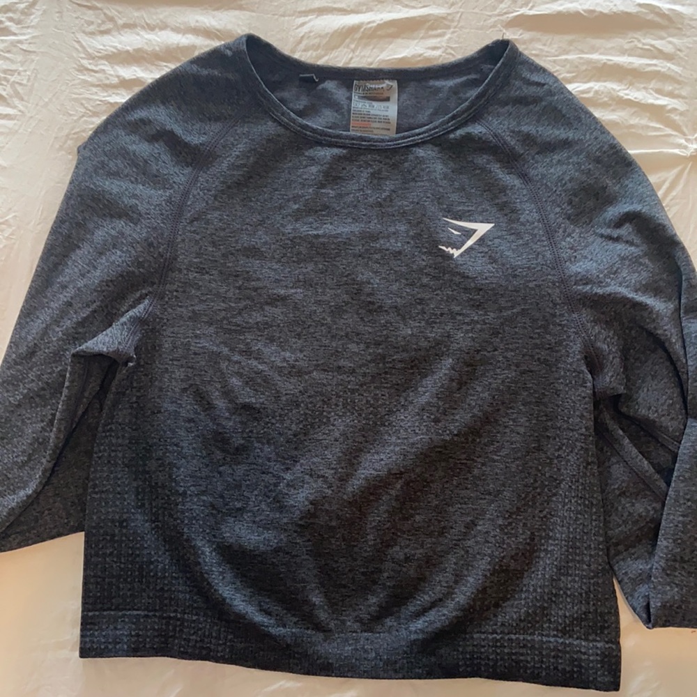 Gymshark Vital Seamless Crop Top in Black